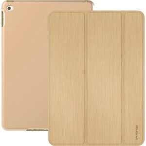 Infinie iPad Air 2 Smart Case Cover Beige PU Leather Slim Sleep Wake Protective